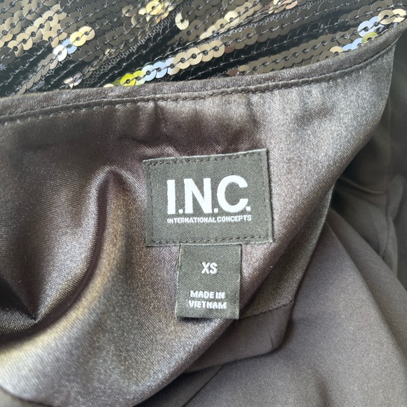 INC International Concepts Women's Black Sequin Blazer - Picture 4 of 4